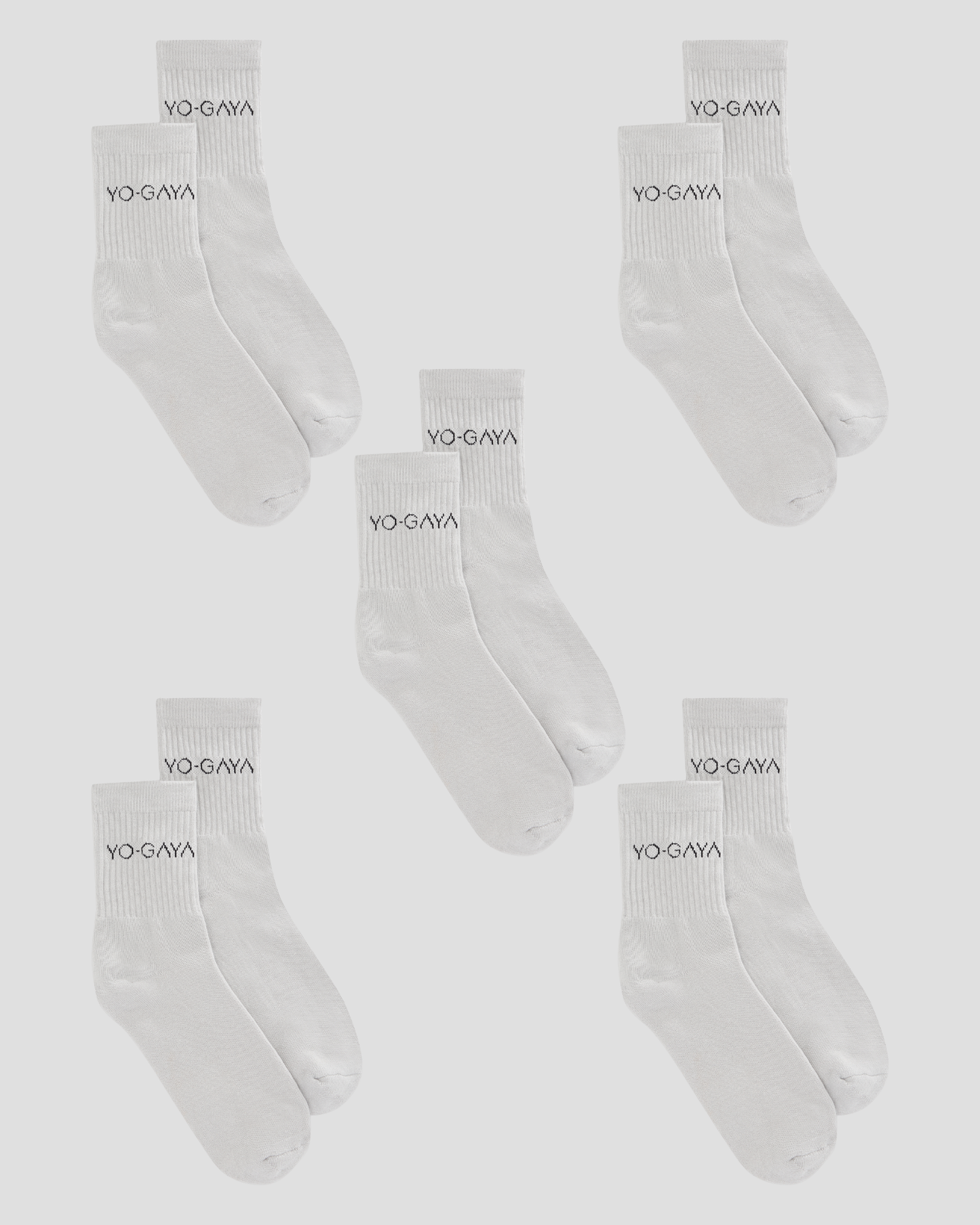 Socks - 5 Pack - Grey