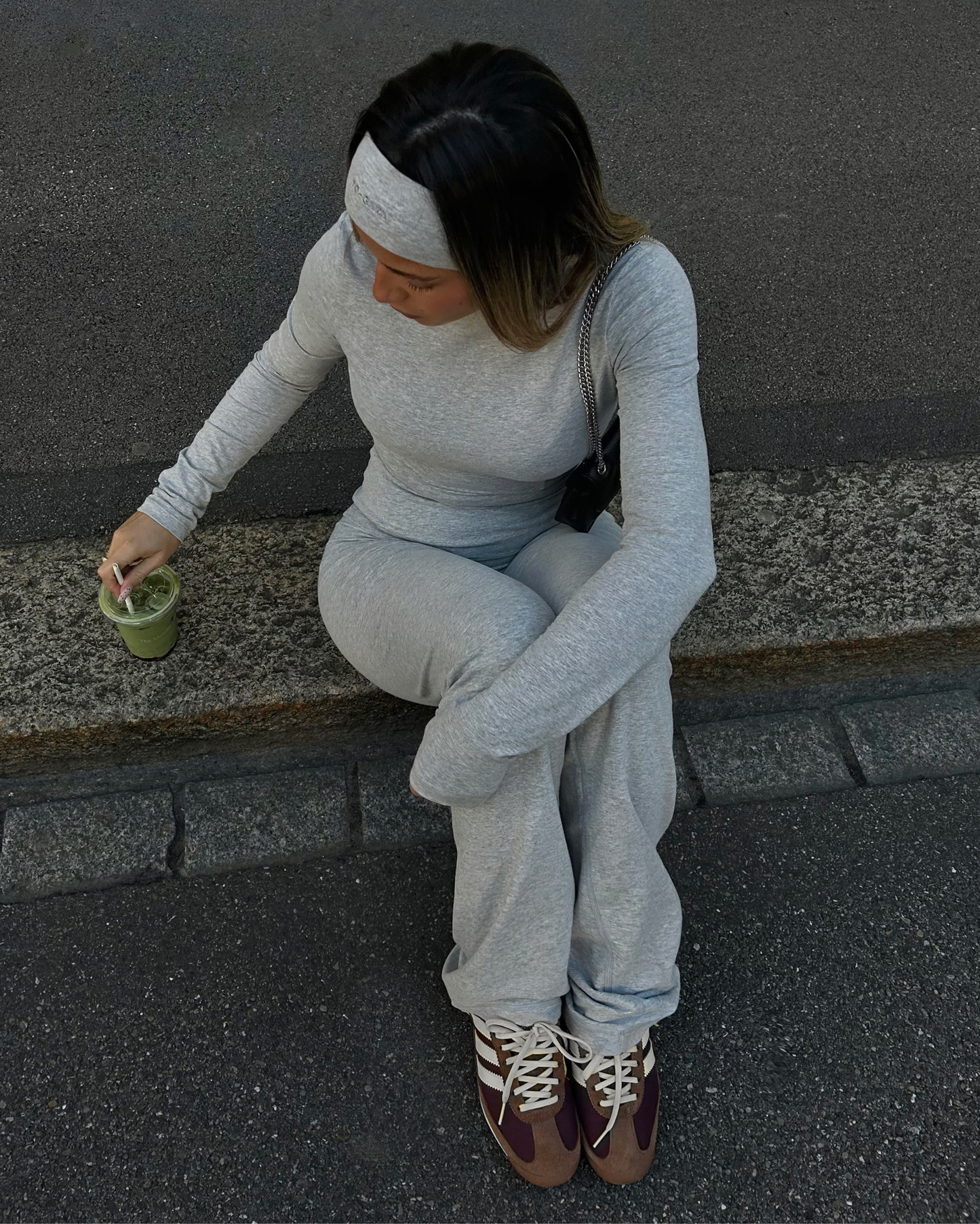 Lounge Long Sleeve Top - Grey