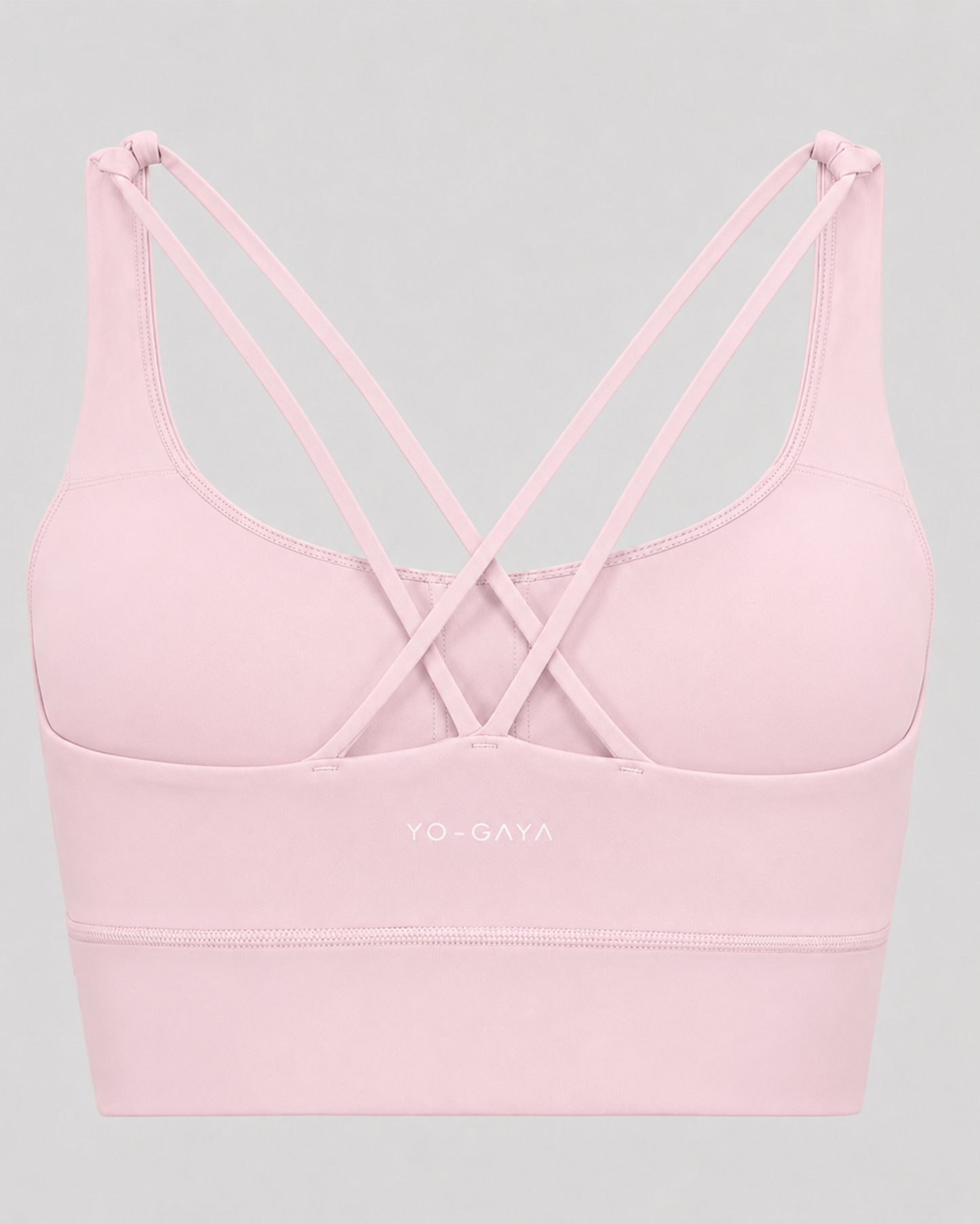 Cross Back Bra - Blossom Pink
