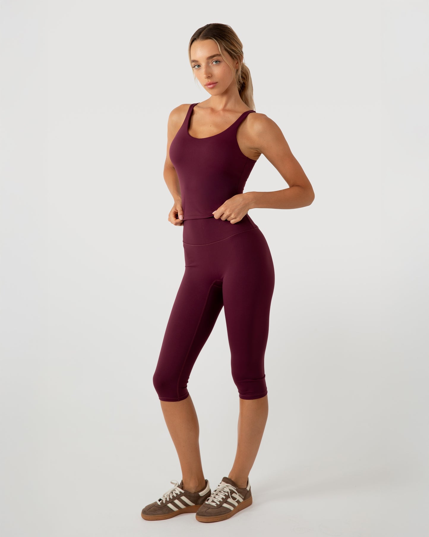 Sculpting Top - Midnight Red